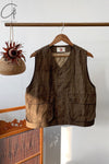 Aviva Jifei Xue single buckle vest SS23-SBCV-ACP bronze color PAJX3